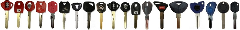 Motorbike keys with a chip lost all keys, alle motorfiets sleutels kwijt