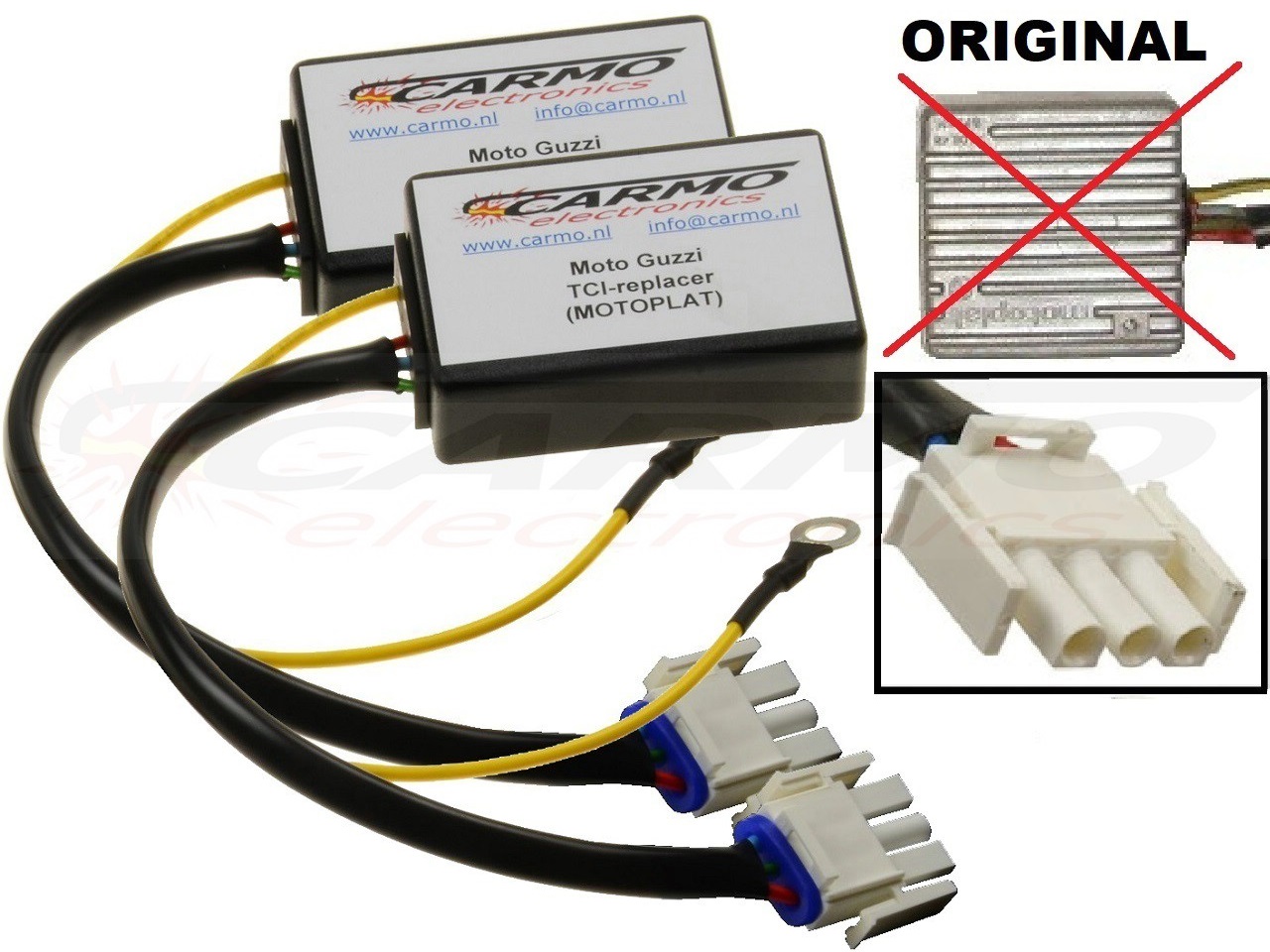 Motoplat Moto Guzzi California 3 módulo de ignição CDI TCI Box (2X) - Motoplat 9635103 - Clique na Imagem para Fechar